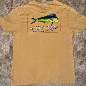 Salty Crew XL Graphic Tee | Mahi Mahi Fish Logo | Surf Fishing Outdoor Shirt